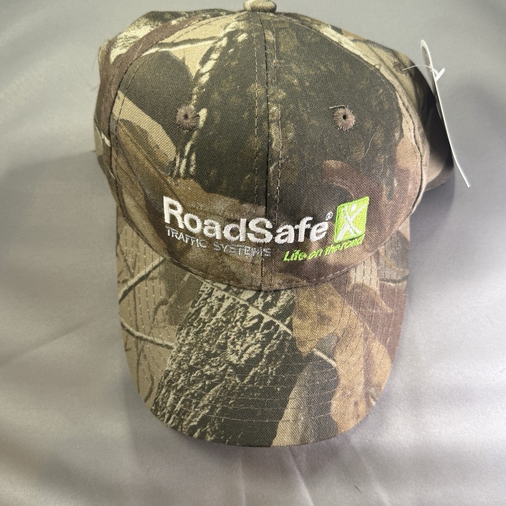 RoadSafe Traffic Systems‎ Camo Hat Realtree Hardwoods Cap Adjustable NWT
